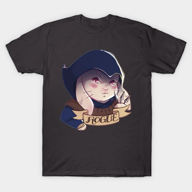 Rogue - TTRPG Buns Series T-Shirt by ShoonaBee